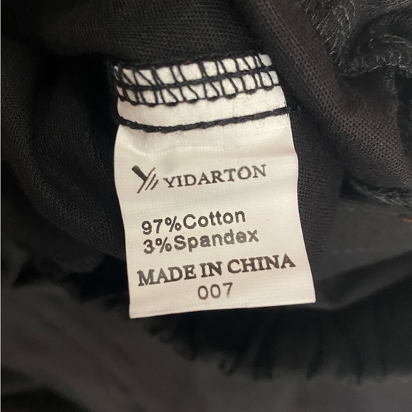 Yidarton Classy Pants Women's 3 XL High-Rise Casual Elastic Ruffled Waist - Picture 8 of 10